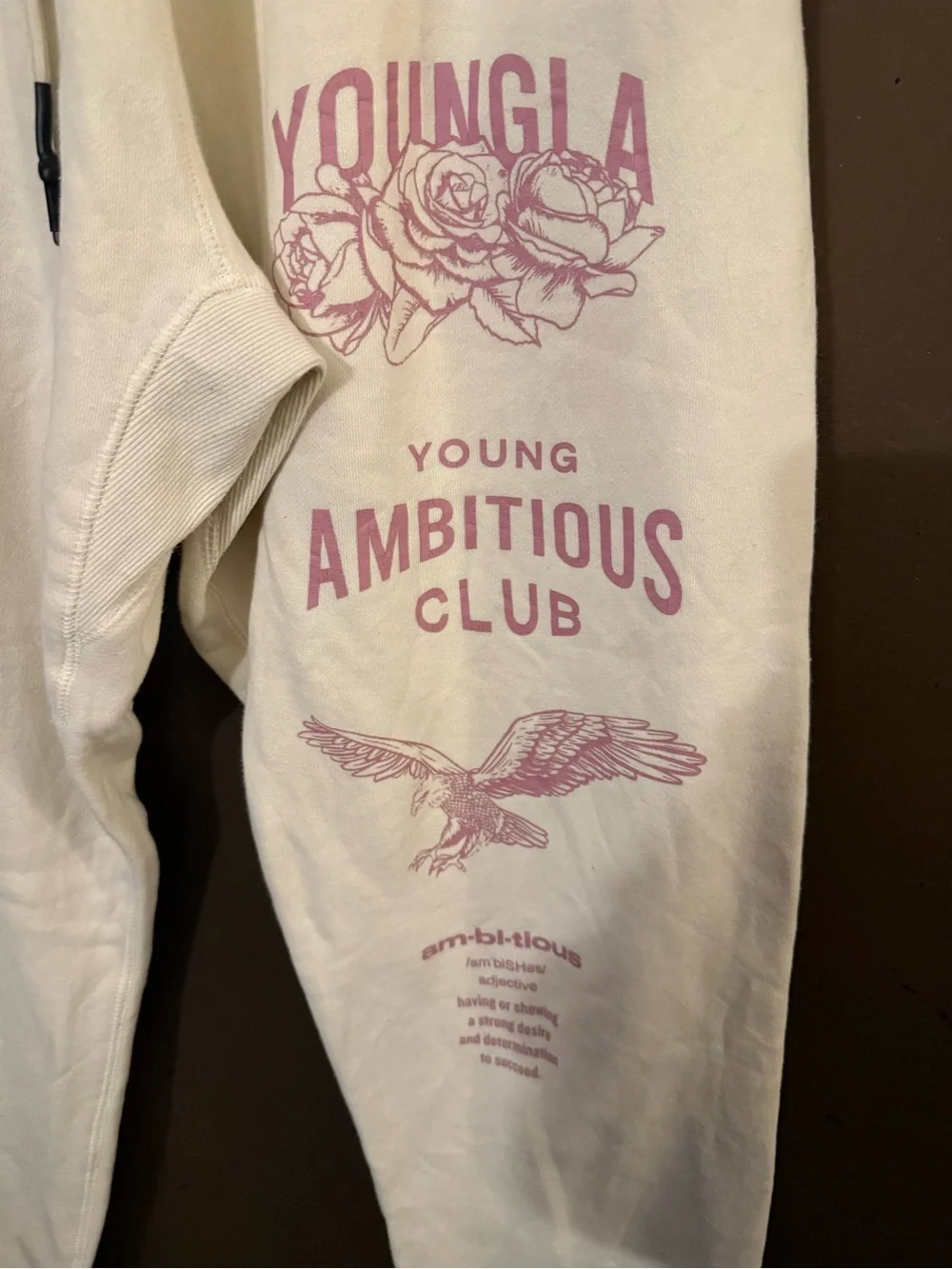 YoungLA cream sweatpants